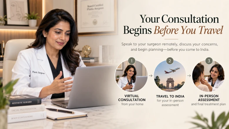 Planning Aesthetic Surgery in India? What Is Your Surgeon Assessing Before You Travel?