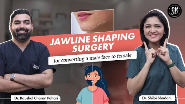 Jawline shaping Surgery for Transgender Facial Feminisation | Plastic Surgery Clinic in Gurgaon